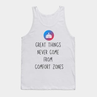 Side Hustle Out of my Comfort Zone Motivation Gift Tank Top